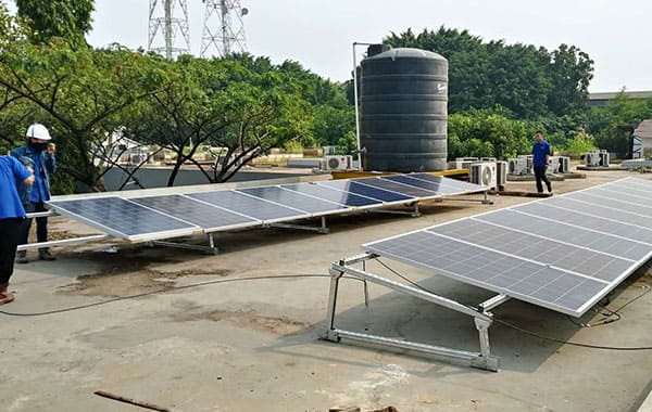 Projeto de hotel 30kw na Indonésia