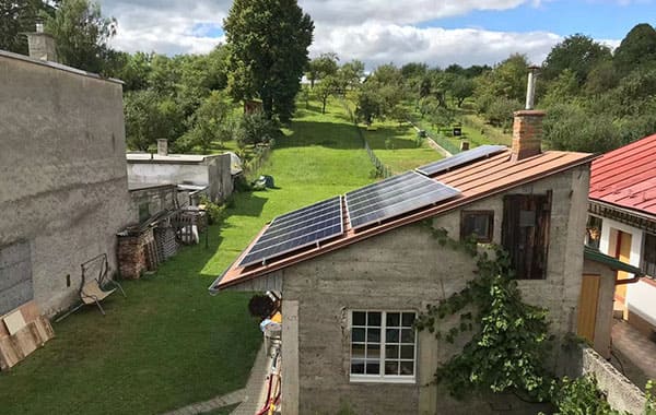 Sistema de energia solar fora da rede 5.5kw na Eslováquia