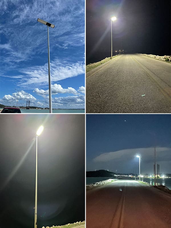 all in one led street light