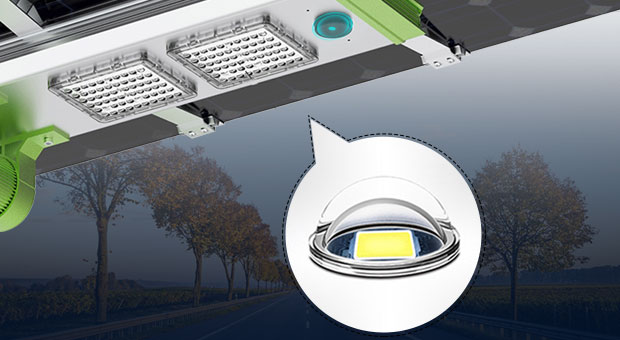 Vantagens da luz de rua solar dividida com painel de dupla face de 150w 200w (SLX)