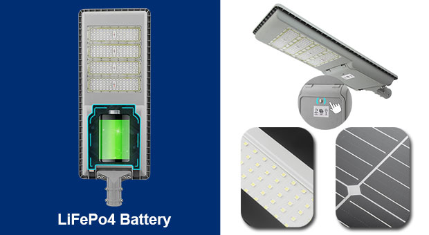 150 Watt luz de rua Solar (ISSL-C) Vantagens