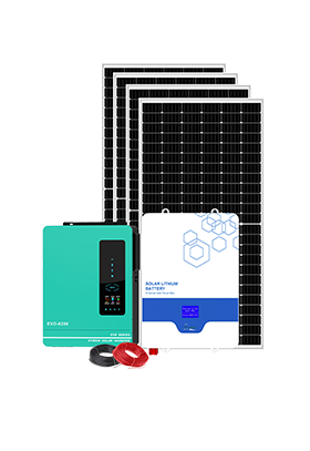 Off-grid Home Sistema de Energia Solar 4-10kw Bateria De Lítio