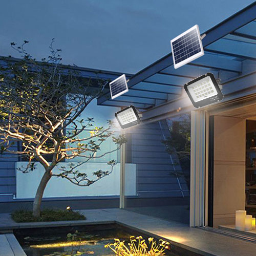 Efficient Smart Solar Flood Light