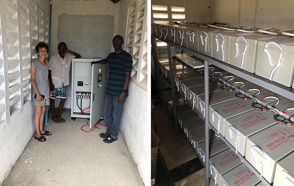 Tanzânia instalado sistema de energia da bateria 50kw