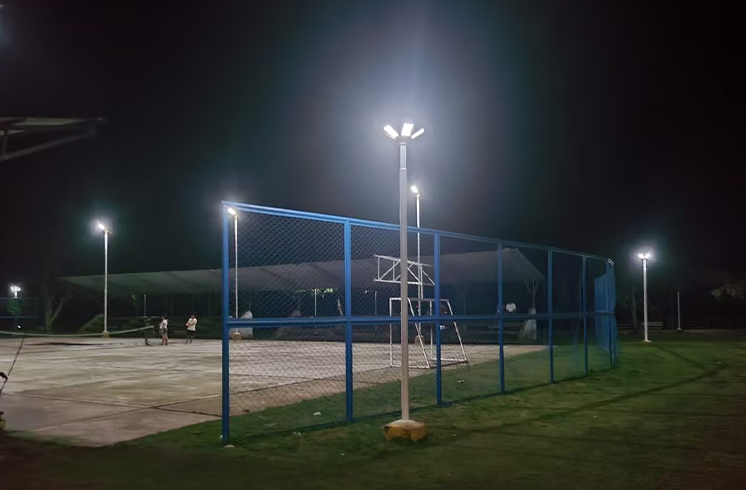 Noites encantantes: Exportador de luz solar de jardim para locais de hospitalidade