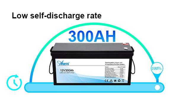 AN-LFP vantagens da bateria de lítio da série 12.8V 300AH