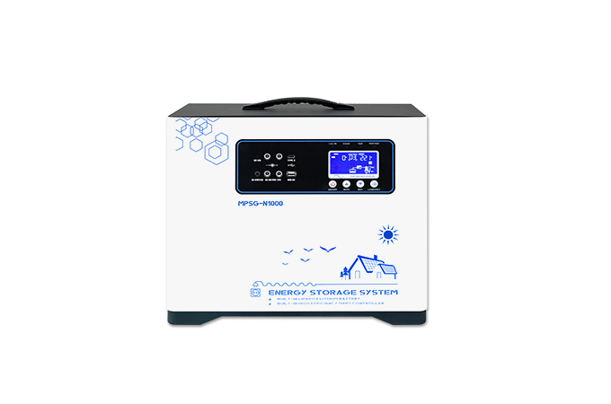Sistema de armazenamento solar de bateria de lítio portátil