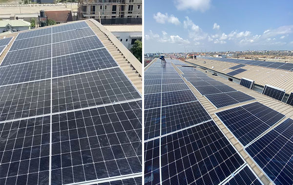 Estudo de Caso de Projeto Solar em Telhados na Nigéria: Painéis Solares de Vidro Duplo para Ambientes de Alta Temperatura
