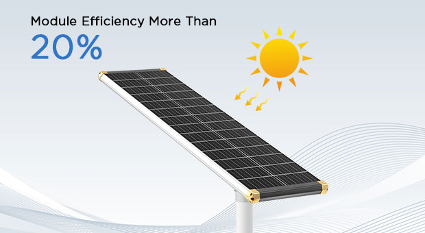 Vantagens da luminária solar integrada de alta eficiência tudo-em-um para iluminação pública（SLB）