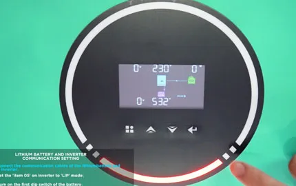 Tutorial de Configuração do Inversor Anern EVO e da Bateria de Lítio N