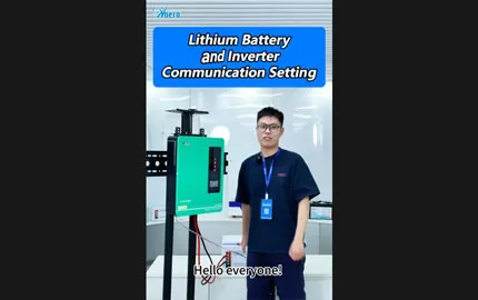 Tutorial de configuração do inversor Anern EVO e da bateria de lítio Npro