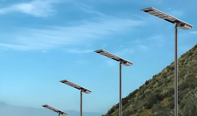Manutenção de Poste de Iluminação Solar