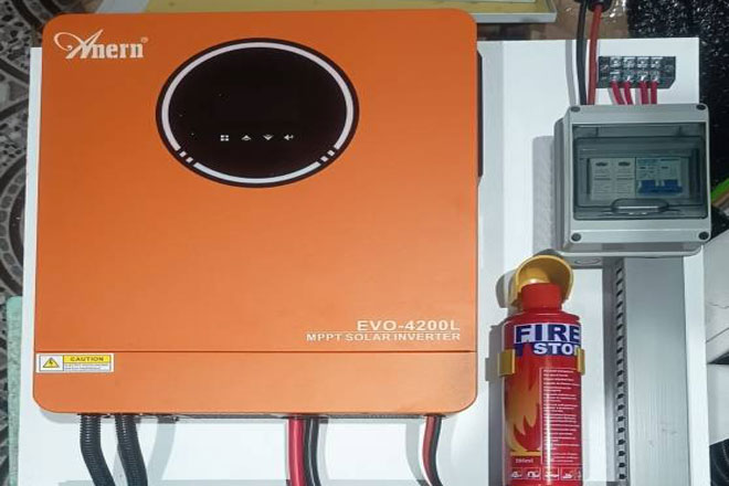 10 conjuntos de inversor solar Anern EVO 4200 4.2KW nas Filipinas