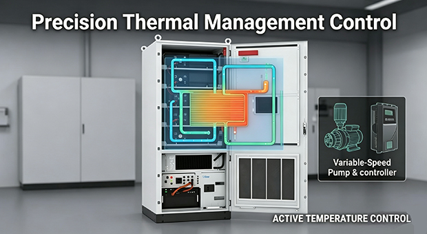 Vantagens do Armário de Armazenamento de Energia Integrado com Refrigeração Líquida Industrial e Comercial（105KW/125KW）
