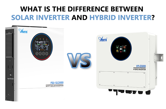 Qual é a diferença entre inversor solar e inversor híbrido?