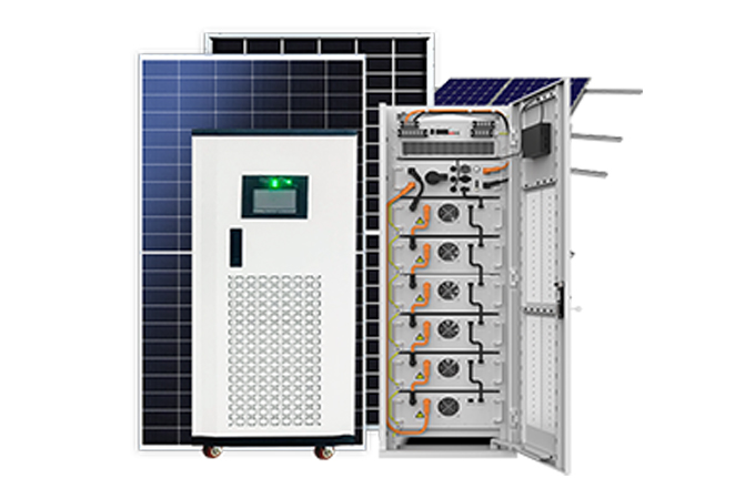 Sistema Solar com Inversor Off-Grid de 30-100KW