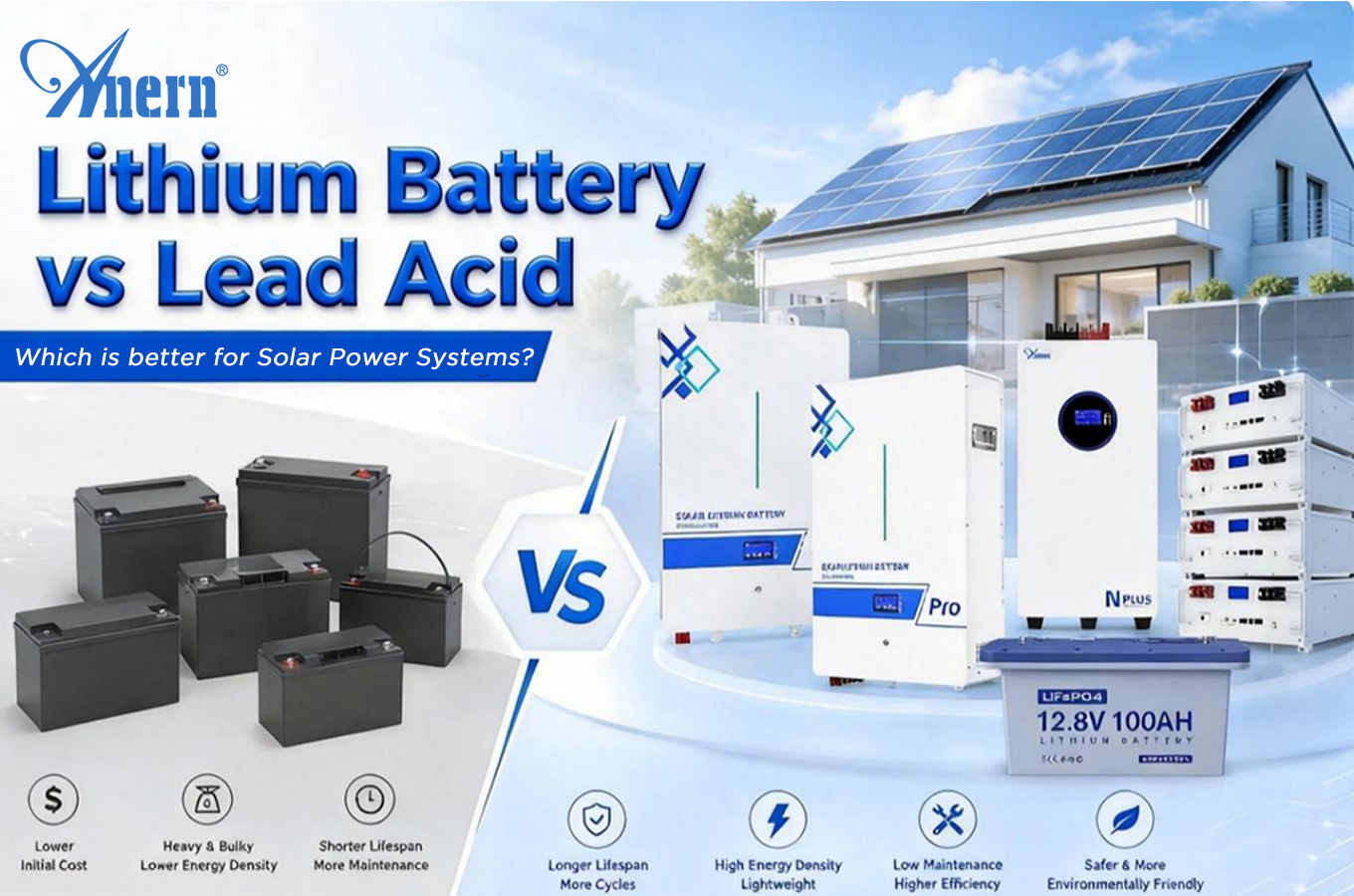 Bateria de Lítio vs Bateria de Chumbo-Ácido: Qual é Melhor para Sistemas de Energia Solar?