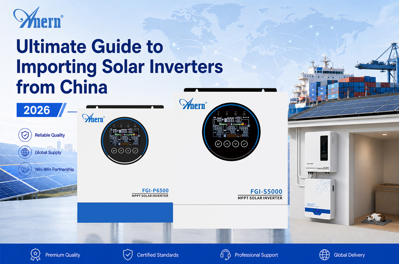 Guia Definitivo para Importar Inversores Solares da China (2026)